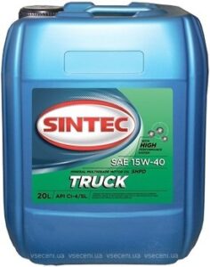 שמן מנוע SINTEC 15W40 20L