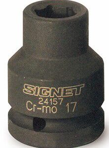 בוקסה שחורה 6 פינות הינע 1/2 36 מ“מ SIGNET