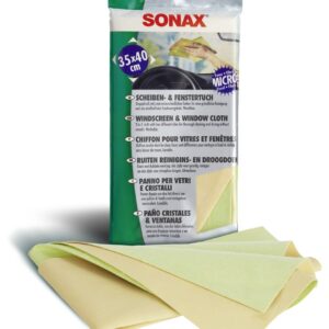 מטלית לניקוי חלונות בשילוב עור סינטטי SONAX