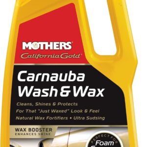 שמפו + קרנובה ווקס MOTHERS California Gold Carnauba Wash & Wax