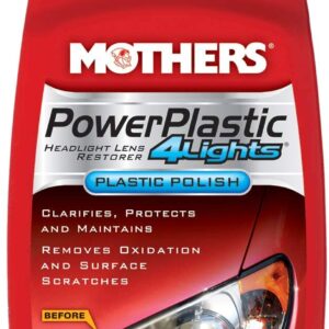 פוליש פנסים מקצועי MOTHERS PowerPlastic 4Lights