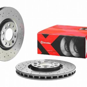 סט צלחות בלם אחורי אוודי A4/A5/Q5 חברת BREMBO