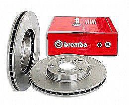 סט צלחות בלם אחורי אוקטביה מ10,A3,סופרב,גולף  BREMBO