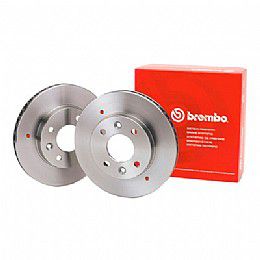 סט צלחות בלם הונדה סיויק מ12 אחורי  5 דל' BREMBO