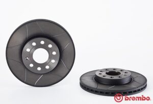 סט צלחות בלם קד' VW מחורצות 288 מ"מ BREMBO