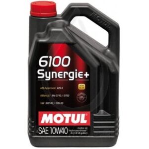 שמן מנוע MOTUL 6100 SYNERGIE+  10W40 4L
