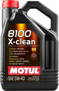 שמן מנוע MOTUL 8100 X-CLEAN 5W40 5L