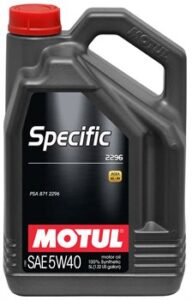 שמן מנוע MOTUL SPECIFIC 2296 5W40