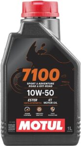 שמן מנוע סינטטי MOTUL 4T 7100 10W50 1L