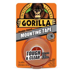 דבק דו צדדי שקוף גורילה GORILLA TOUGH & CLEAR MOUNTING TAPE