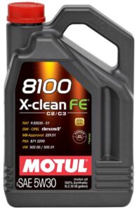 שמן מנוע MOTUL 8100 X-CLEAN FE 5W30  5L