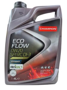 שמן מנוע 0W20 סינטטי CHAMPION ECO FLOW SP/RC D1-3