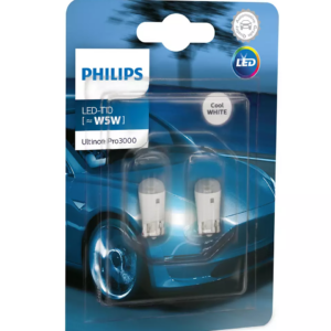 זוג נורות חניה לד PHILIPS LED W5W