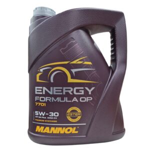 שמן מנוע MANNOL 7701 ENERGY FORMULA OP 5L 5W30