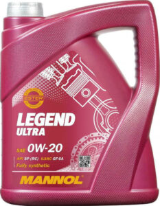 שמן מנוע MANNOL LEGEND ULTRA 7918 5L 0W20