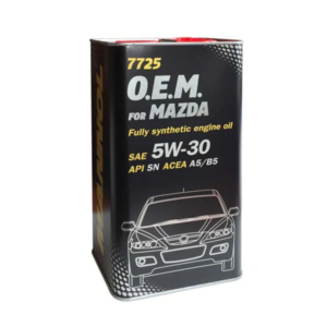 שמן מנוע MANNOL 7725 O.E.M MAZDA 5W30 4L