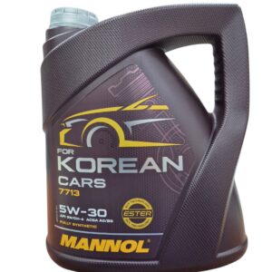 שמן מנוע MANNOL 7713  FOR KIA/HYUNDAI 4L