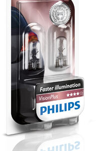 זוג נורות חניה T10 W6W בליסטר PHILIPS