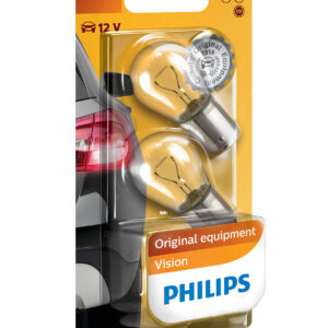 זוג נורות מגע אחד P21W חברת PHILIPS בליסטר