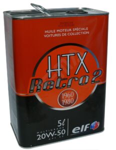 שמן מנוע 20W50 לרכבי אספנות ELF HTX RETRO 2