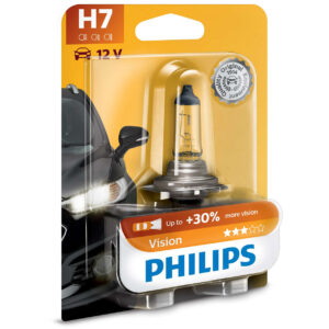 נורה 12V 55W +30% Vision H7 - בליסטר נורה אחת
