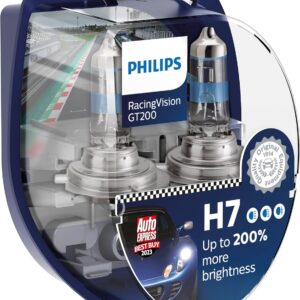 זוג נורות PHILIPS RACING VISION 200ֵֵ% H7