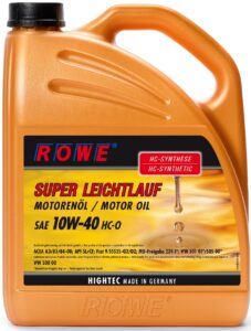 שמן מנוע ROWE 10W40 תוצרת גרמניה