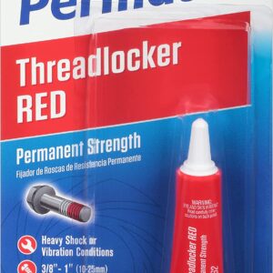 דבק ברגים אדום עמיד בזעזועים PERMATEX THREADLOCKER RED