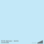 ספריי צבע מט כחול גשם MTN RV- 184 RAIN BLUE