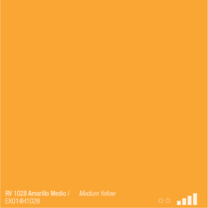 ספריי צבע מבריק צהוב מדיום RV1028 MEDIUM YELLOW