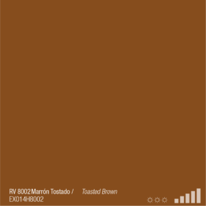 ספריי צבע מבריק חום טוסט RV8002 TOASTED BROWN
