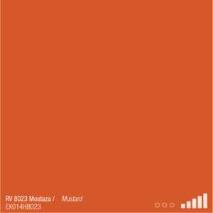 ספריי צבע מבריק חרדל RV8023 MUSTARD