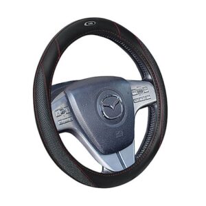 כיסוי הגה וייפר שחור/ תפר אדום הדר רוזן HR