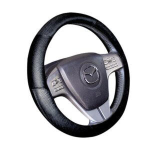 כיסוי הגה עור אלפא S שחור הדר רוזן HR