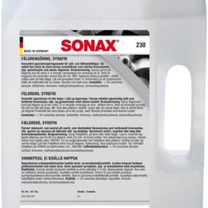 גלון ניקוי וחידוש ג'אנטים SONAX Wheel Cleaner