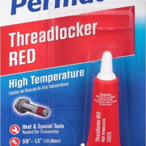 דבק ברגים אדום לחום גבוה PERMATEX THREADLOCKER RED