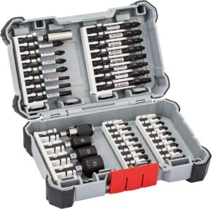 סט ביטים ובוקסות משולב עם מוביל 36 חלקים  BOSCH