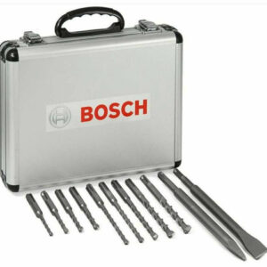 סט מקדחים ואזמלים לפטישון 11 יח' בוש BOSCH