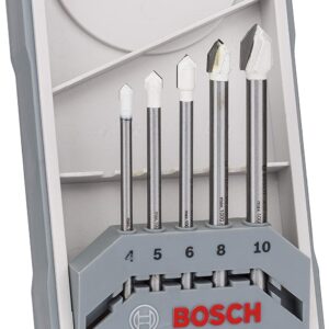 סט 5 מקדחים מיוחדים לקרמיקה BOSCH CYL-9