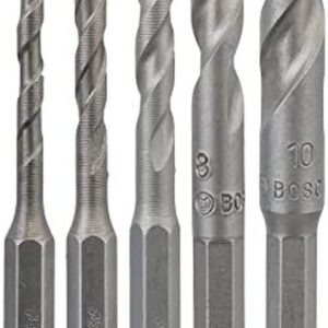סט 5 מקדחים לקרמיקה BOSCH HEX-9 CERAMIC