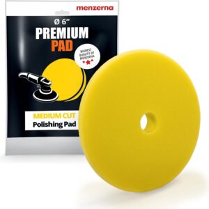 פד ספוג לפוליש בינוניי צהוב "6 מנזרנה MENZERNA MEDIUM CUT FOAM PAD