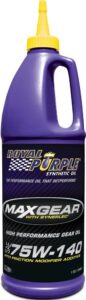 שמן גיר ROYAL PURPLE MAX GEAR 75W140 1L