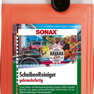 נוזל שמשות מוכן לשימוש 5L-ניחוח אהבה בהוואנה  SONAX HAVANA LOVE