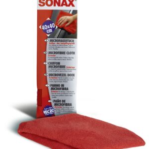 מטלית מיקרופייבר 40X40 אדומה SONAX