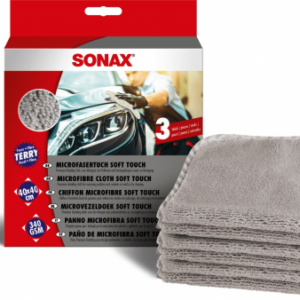 סט 3 מטליות מיקרופייבר רכות SONAX