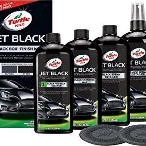 ערכה לטיפוח צבע שחור TURTLE WAX JET BLACK FINISH KIT