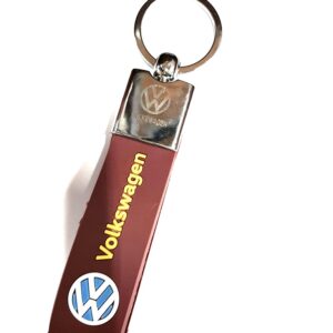 מחזיק מפתחות VW גומי בורדו
