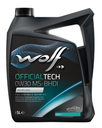 שמן מנוע WOLF OFFICIAL TECH 0W30 MS-BHDI