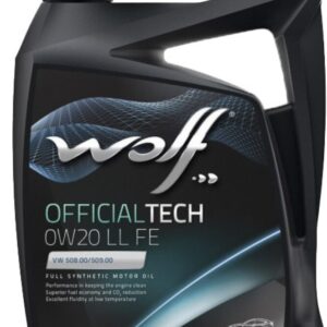 שמן מנוע WOLF OFFICIAL TECH LL FE 0W20