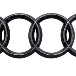 סמל אוודי 78 מ"מ AUDI צבע שחור